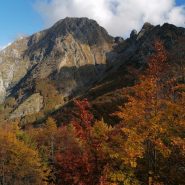 rifugio orto di donna panorama autunno